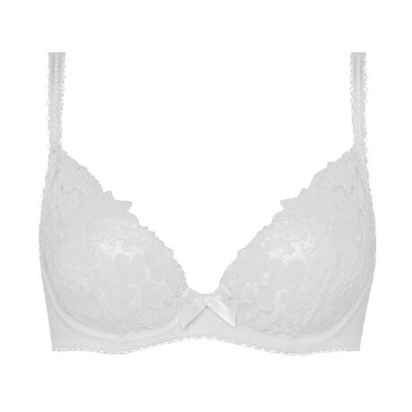 AGENT PROVOCATEUR Demi-cup bra Posy White/White