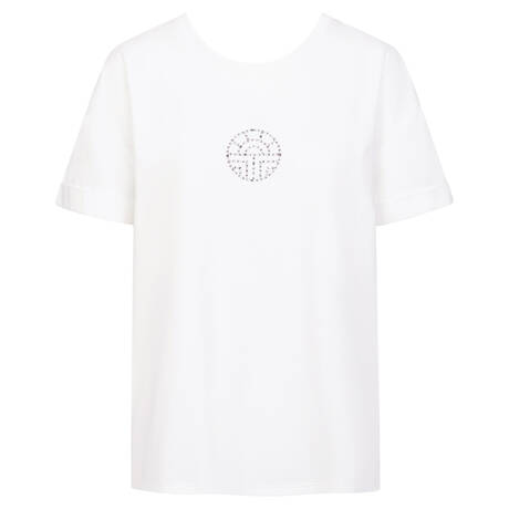 FÉRAUD T-shirt en coton Casual Chic Blanc