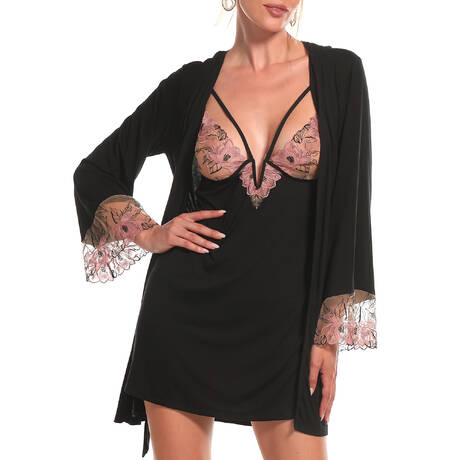 2 pieces set PRELUDE Fior di Notte Black