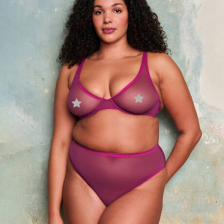 2 teile im set Dora Larsen Luna Clean Violet