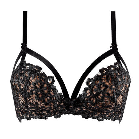 DITA VON TEESE Halbschalen-BH Dahlia Noir intense