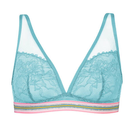 MEY Soutien-gorge triangle en dentelle Poetry Style Teal Dream