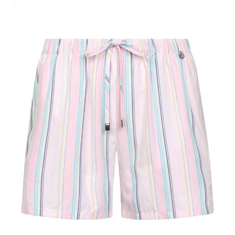 FÉRAUD Cotton Shorts Casual Chic Stripe Multicolor
