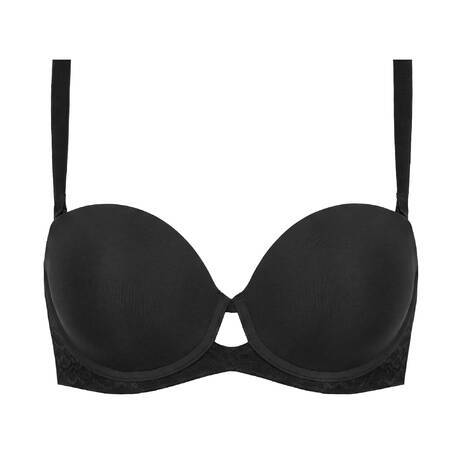 TRIUMPH Padded bandeau bra Comfort Contour Black