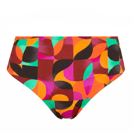 LIVIA High-waisted bikini bottom Adeles Pigodia Orange