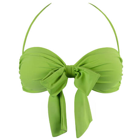 MARJOLAINE Bandeau bikini top Cassiopée Swim Pistache