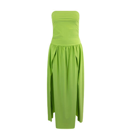 MARJOLAINE Bustier beach dress Cassiopée Swim Pistache