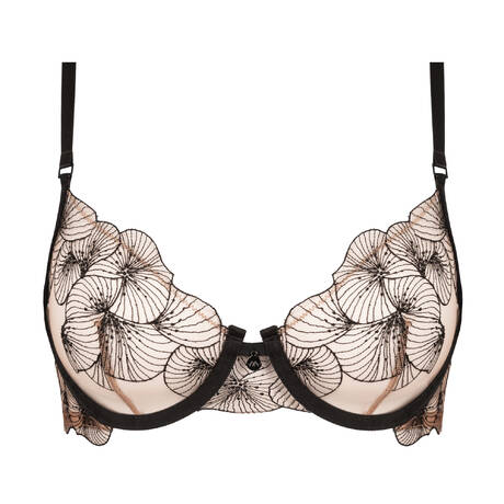 ATELIER AMOUR Halbschalen-BH Menu Plaisir Schwarz