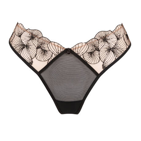 ATELIER AMOUR Tanga Menu Plaisir Black