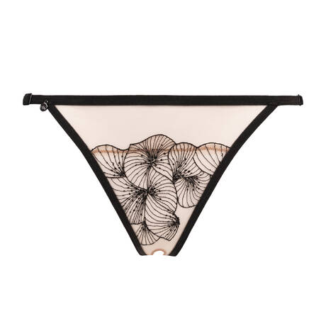 ATELIER AMOUR Open brief Menu Plaisir Black