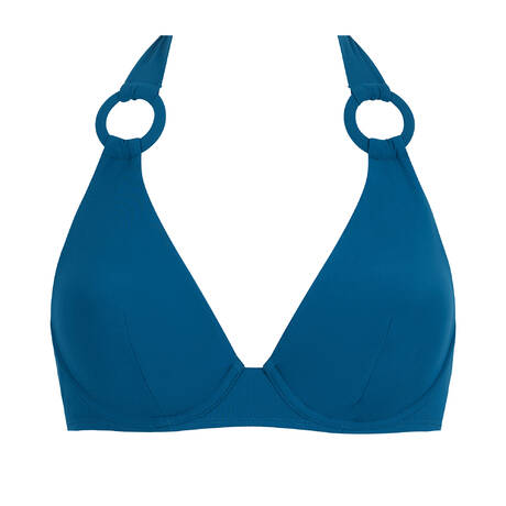 AUBADE Underwire Triangle bikini top Summer Essence Ibiza Blue