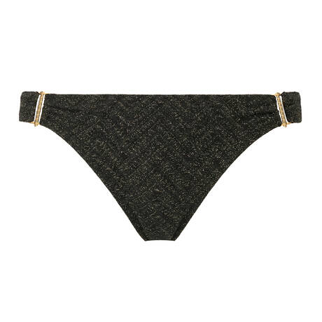 AUBADE Brazilian bikini bottom Golden Horizon Black