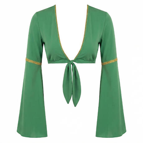 LULI FAMA Strand-Crop-Top Luli Chic Palma
