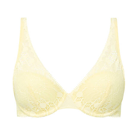 CHANTELLE Padded triangle bra lace Day to Night Tender Yellow