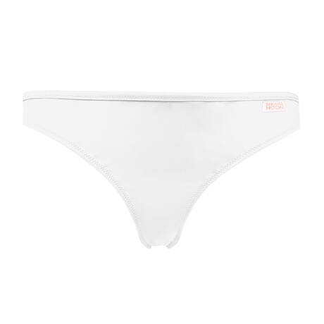 BANANA MOON Brazilian bikini bottom Vanita Fringes White