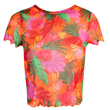 BANANA MOON Beach crop top Javari Alamea Orange