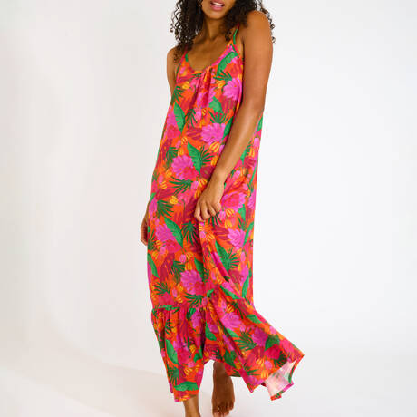 BANANA MOON Long beach dress Vaely Alamea Orange