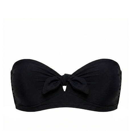 PAIN DE SUCRE Bandeau-Bikini-Top Bahiu Sensitive Uni Life Résille Schwarz