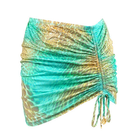 LULI FAMA Beach skirt Savage Essence Multicolor
