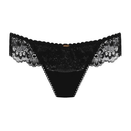 NETTE ROSE Lace Tanga Harley Black