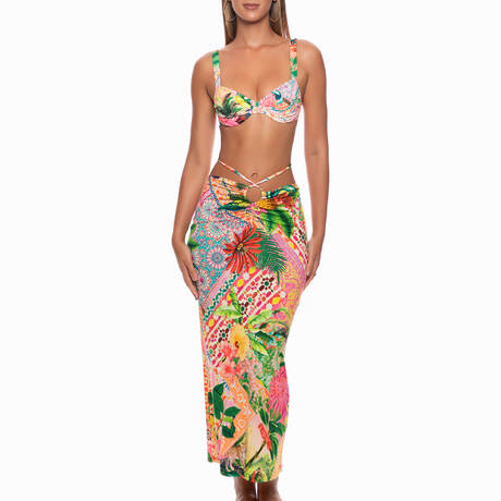 2 pieces set LULI FAMA Opulent Eden Multicolor