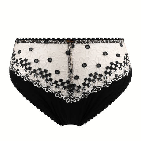 NETTE ROSE High-waisted panty Oakley Black