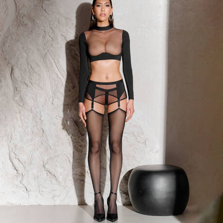 4 pieces set MAISON CLOSE Pure Tentation Black