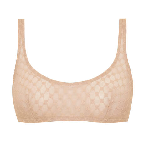 SIMONE PÉRÈLE Lace Wireless bra Plume Peau Rosée