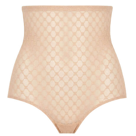 SIMONE PÉRÈLE Lace Extra high-waisted tummy control panty Plume Peau Rosée