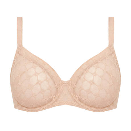 SIMONE PÉRÈLE Lace T-shirt bra Plume Peau Rosée