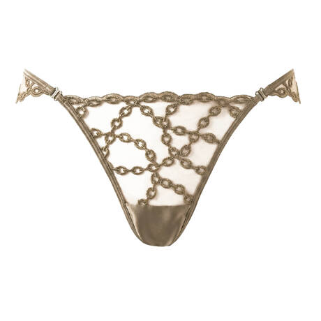 SHIKKOSA Slip brésilien Chains Bronze Kaki