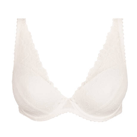 MARIE JO Lace Padded triangle bra Azelie Natural