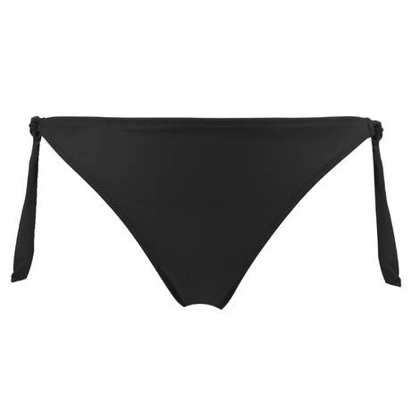 BANANA MOON Tie side bikini bottom Dasia Fringes Black