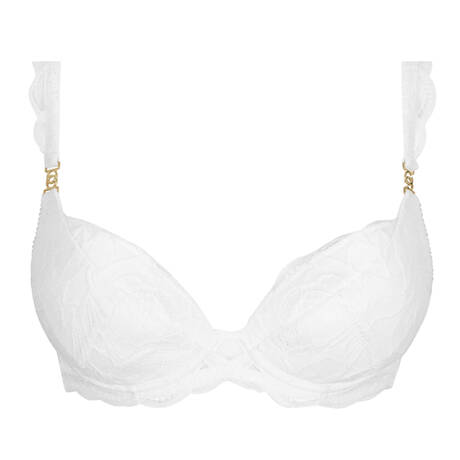 GOSSARD Lace Push-up bra Lace Soirée White
