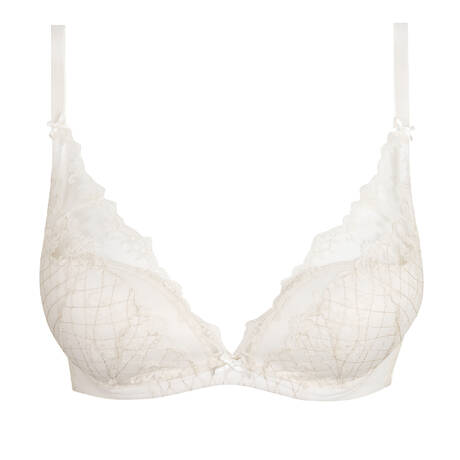 GOSSARD Padded triangle bra Lacage Pale Ivory
