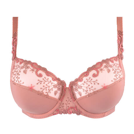 SIMONE PÉRÈLE Full-cup bra Délice Rose Fumé
