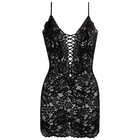 MARJOLAINE Lace Babydoll Chroméa Carmela Black