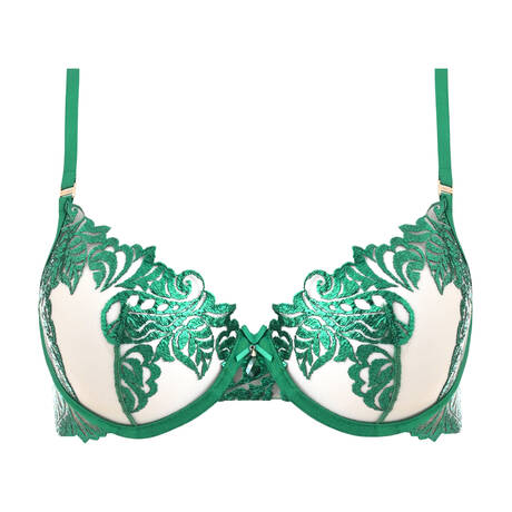 SHIKKOSA Balconette bra Malak Emerald