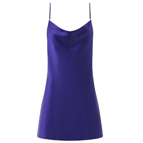 SHIKKOSA Satin Babydoll Malak Spectrum Blue