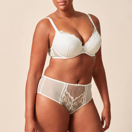 2 pieces set GOSSARD Lacage Pale Ivory