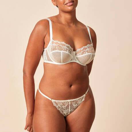 2 pieces set Gossard Lacage Pale Ivory