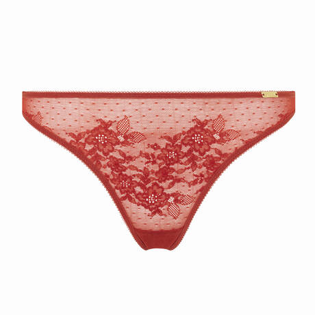 GOSSARD Thong lace Glossies Lace Paprika
