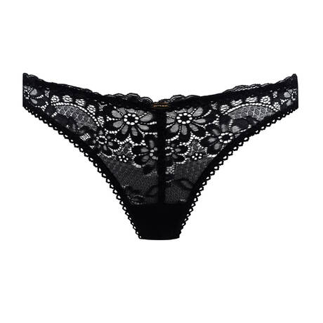 NETTE ROSE String aus Spitze Harley Schwarz