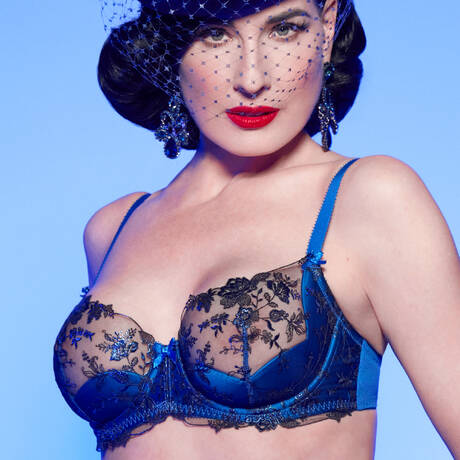 DITA VON TEESE Demi-cup bra Victresse Electric