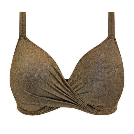 ELOMI Full cup bikini top Sunset Shimmer Gold Rush