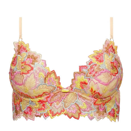 NETTE ROSE Wireless triangle bra Ziggy Pink