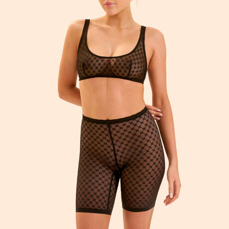 2 pieces set SIMONE PÉRÈLE Plume Black