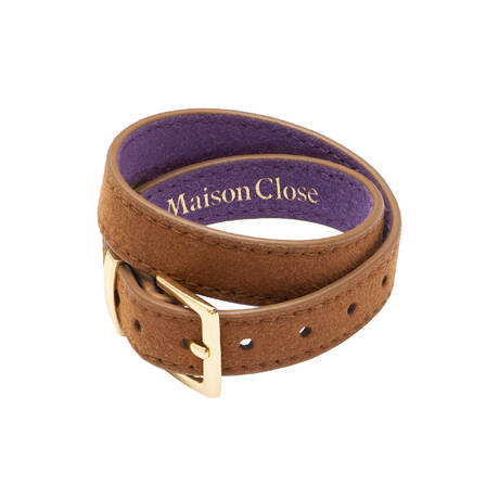 MAISON CLOSE Choker La Liaison Les Fétiches Fauve
