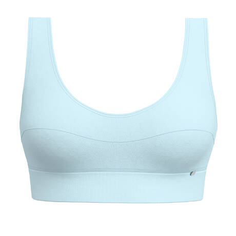 CALIDA Sports bra cotton Elastic Trend Cascade Blue