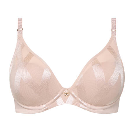 CHANTELLE Padded triangle bra Glaze Soft Pink